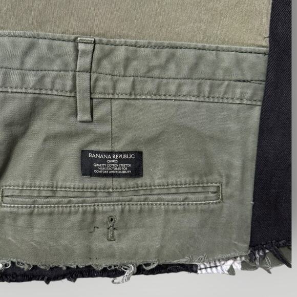 Lovant Men’s Patchwork Cargo Pants Wide Leg  Deconstructed Y2K Style - Picture 7 of 11